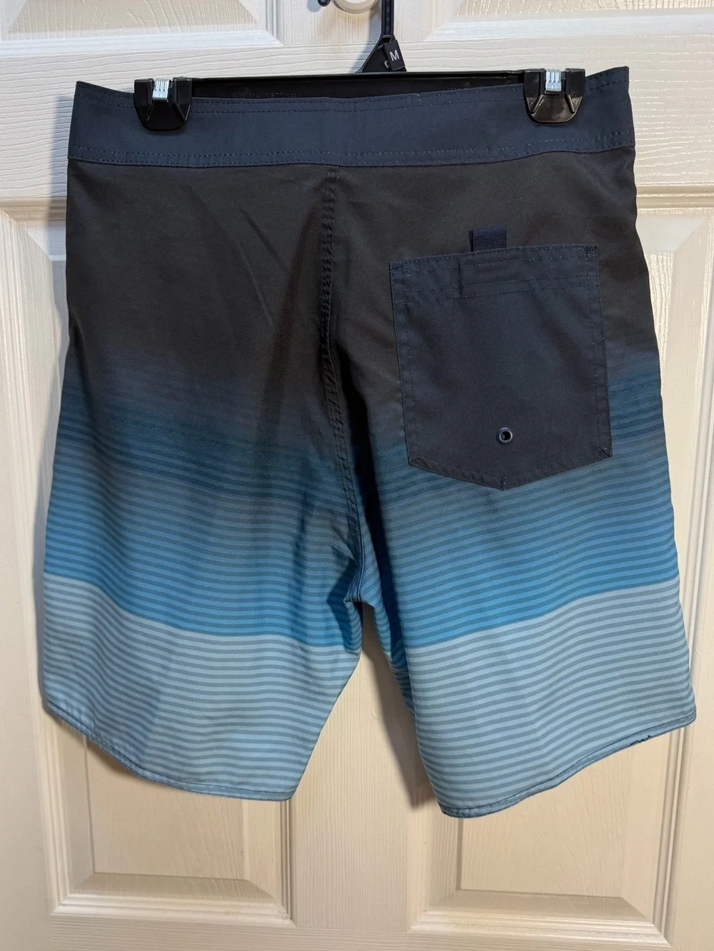 Pool by Riachuelo Men’s Ombre Blue Board Shorts with Drawstring Waist